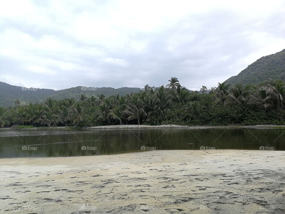 Lagoon in Colombia