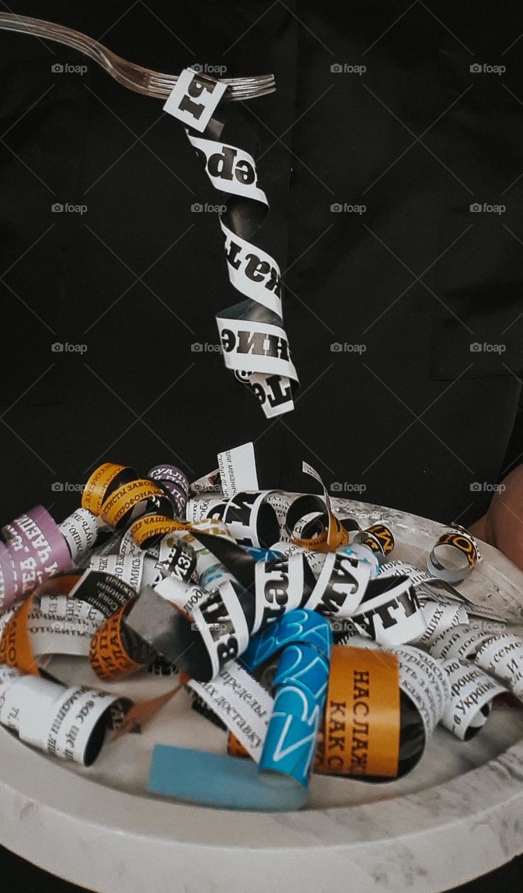 Social photo about receiving information