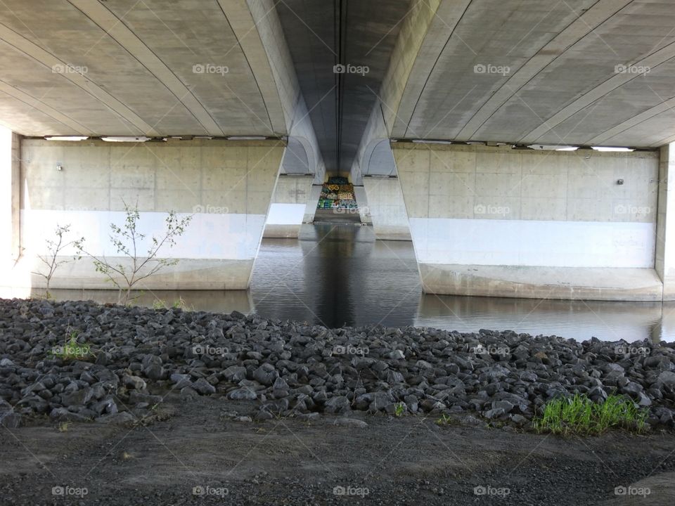 Under Bronson's bridge