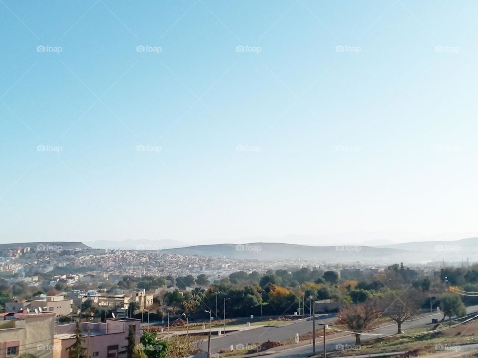 Population between the nature