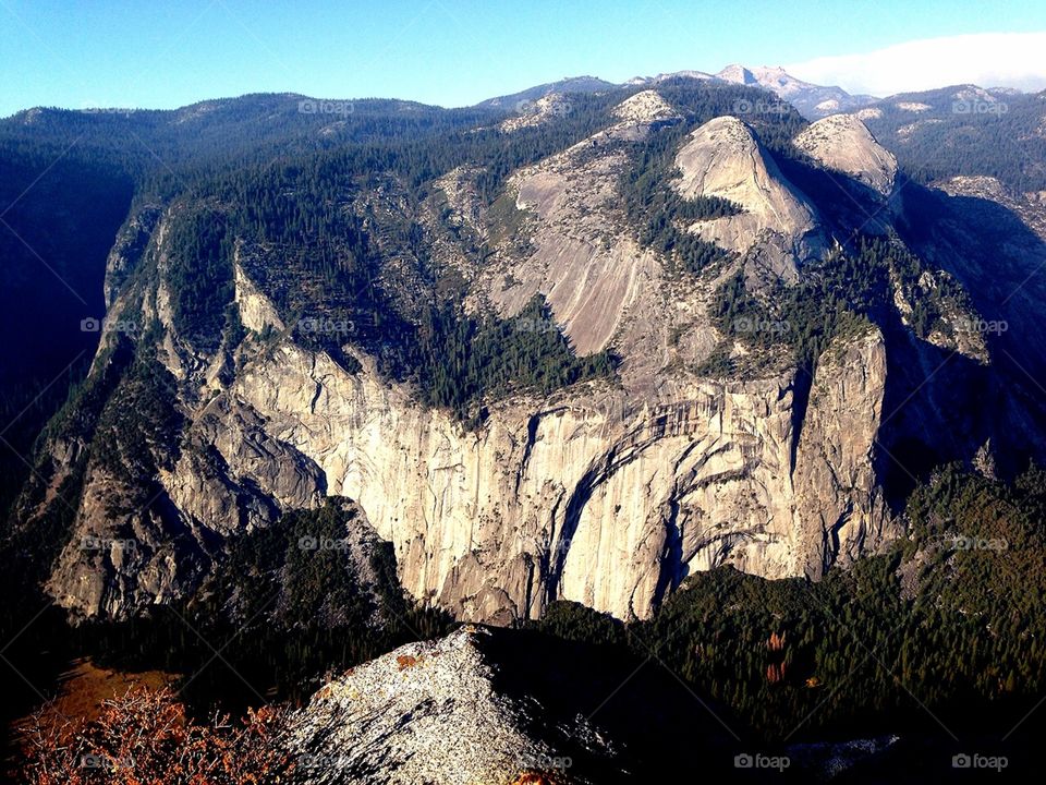 Yosemite national park . Beautiful view 