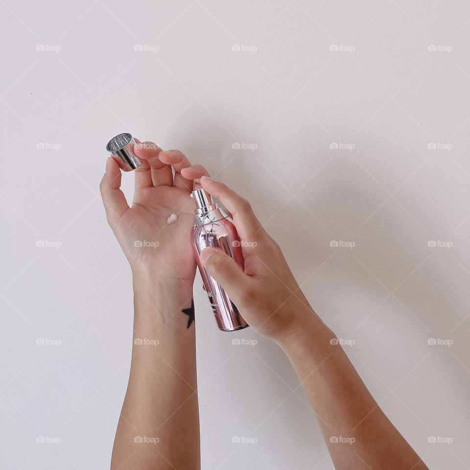 Re:NK pink radiance colour cream korean product 