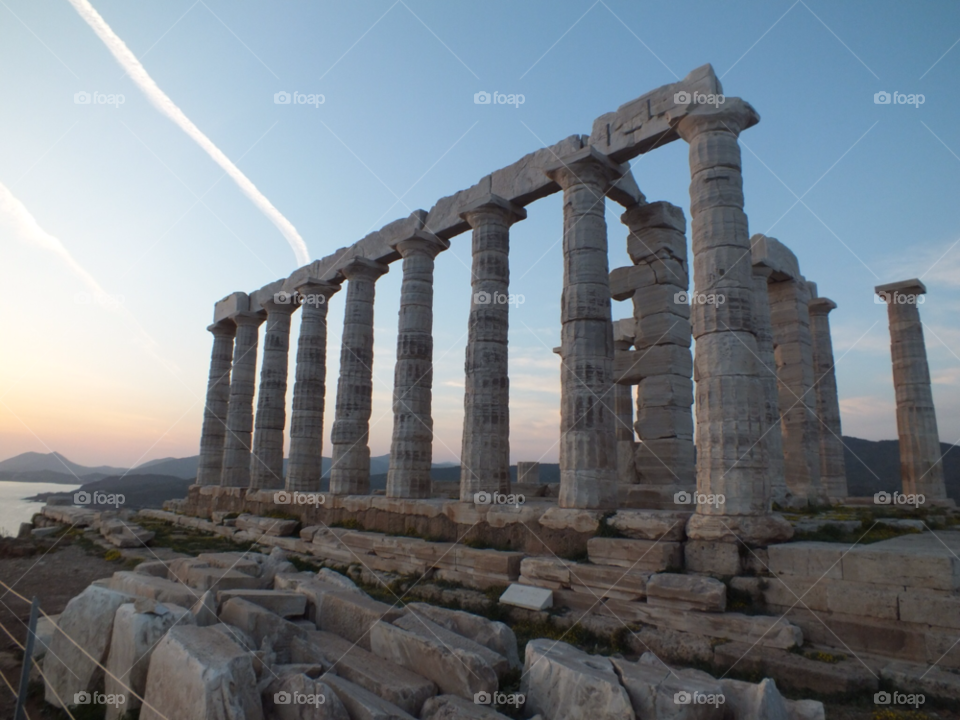 Temple of Zeus - Cape Sounion in Athens
