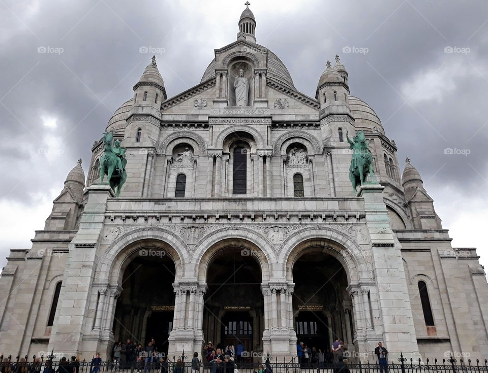 Basilica of Sacre Coeur, Paris.