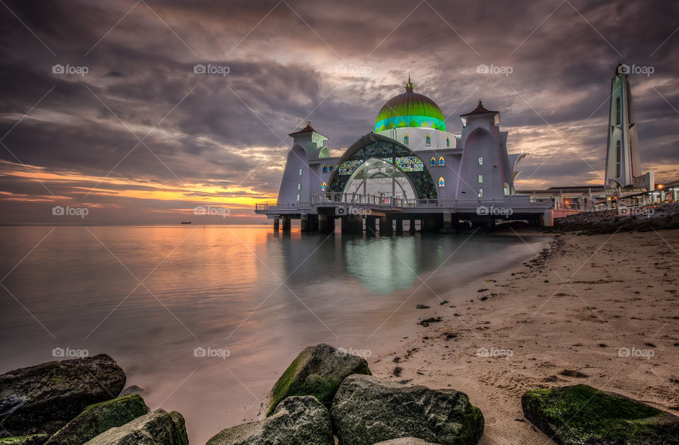 Floating mosque of Melaka 