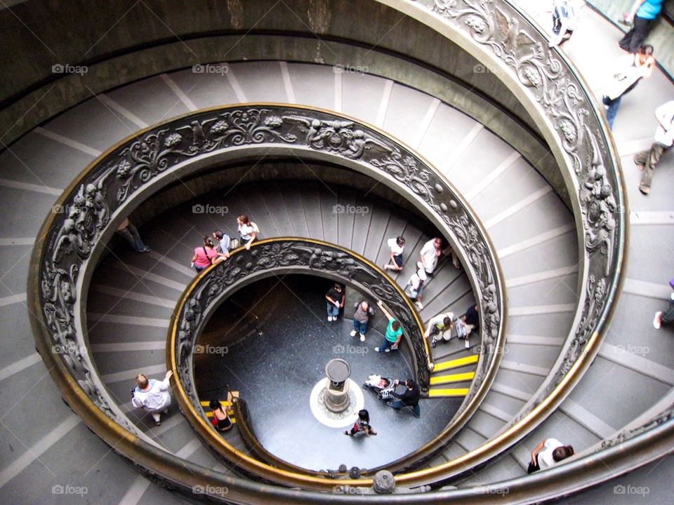 Spiral staircase in the Vatican 