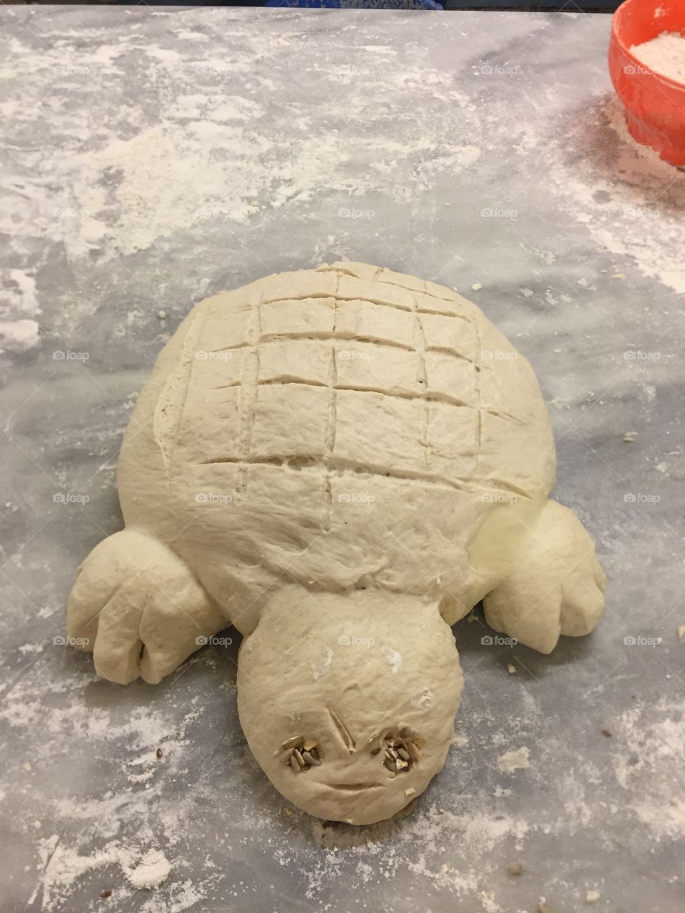 Turtle bread 