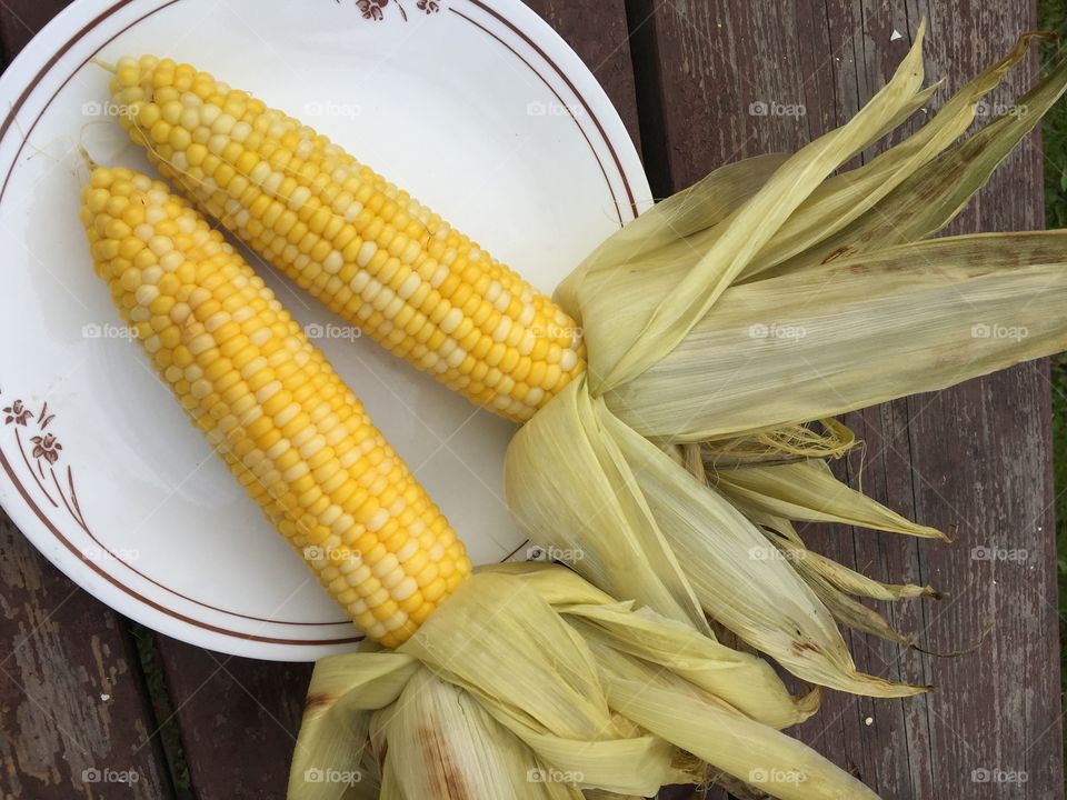 Corn from the fire 