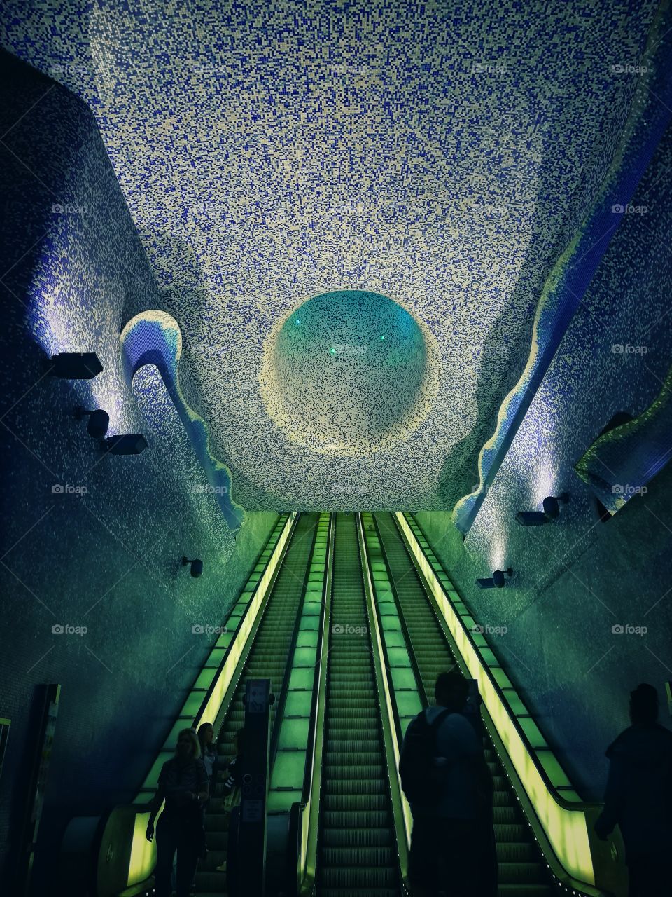 Metro station in Naples, Toledo