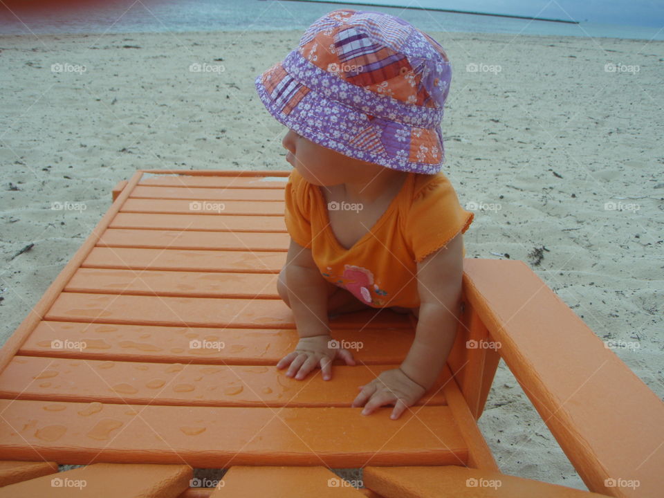 Beach play time