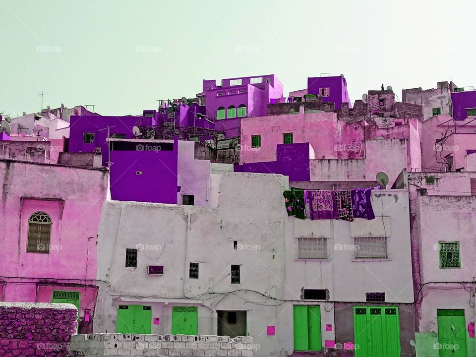 Ancien house's in Bhalil village of morocco