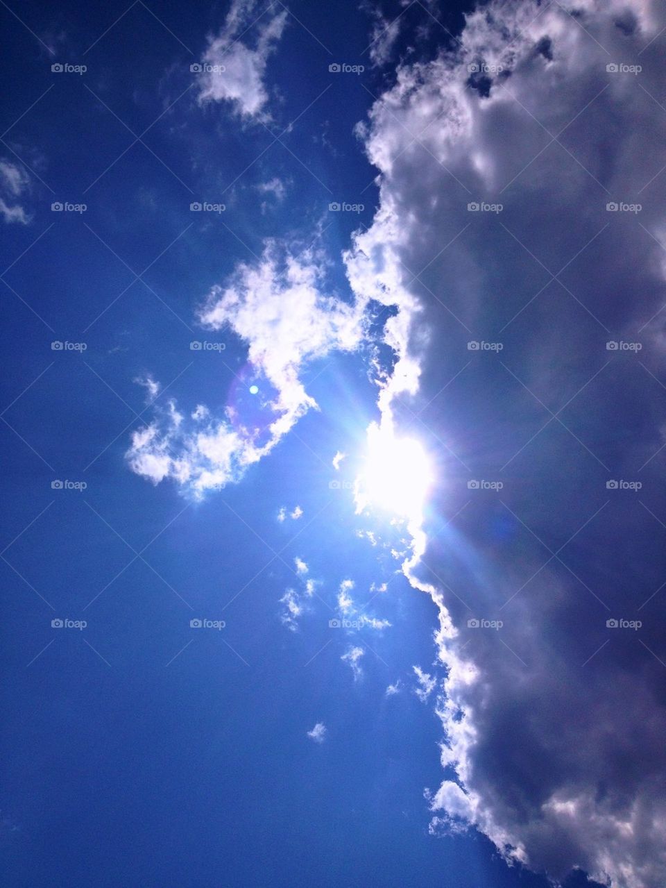 Sun and clouds