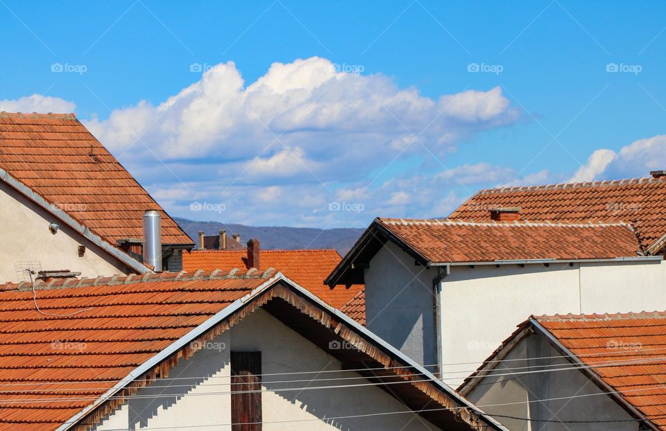 Red roofs