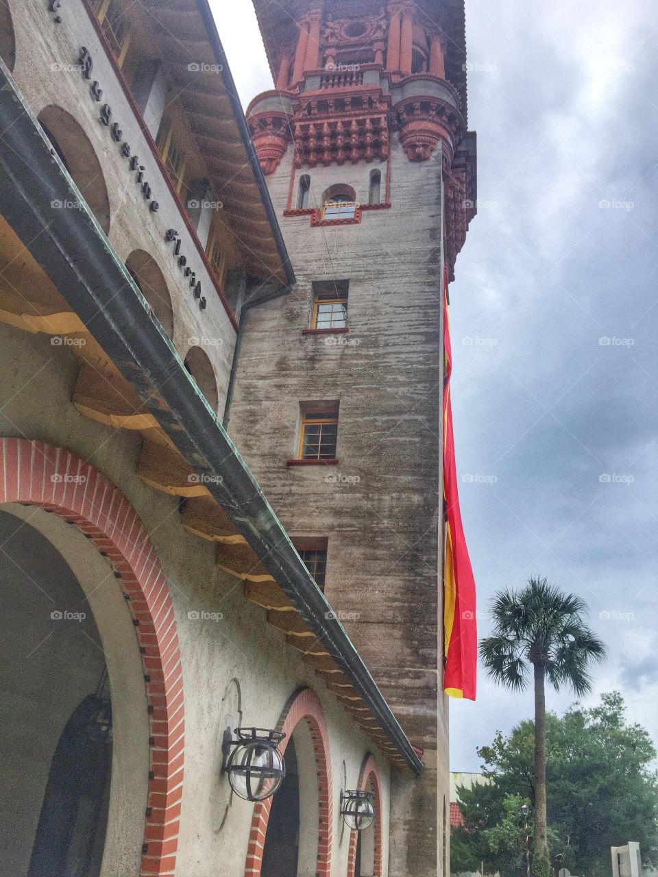 Architecture. A beautiful building in St. Augustine Florida 