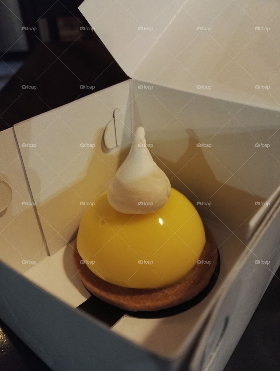 lemon sweet in take away box