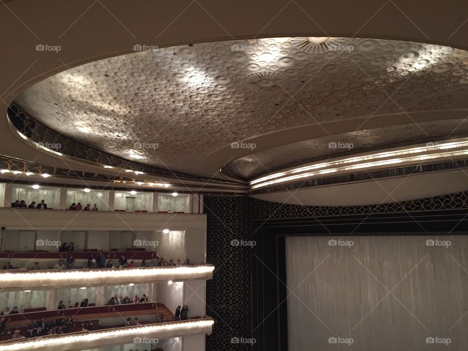 Inside of warsaw opera house