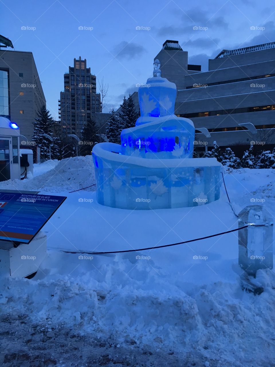 Ice sculpture 