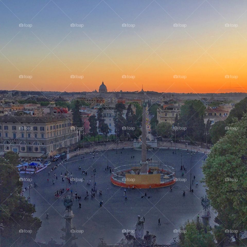 Rome sunset