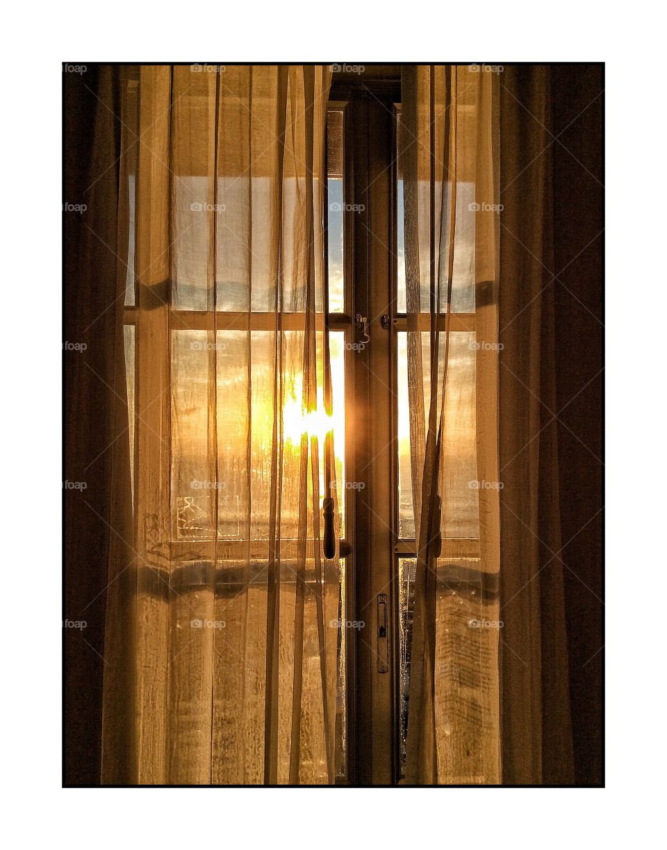 Sun lit window
