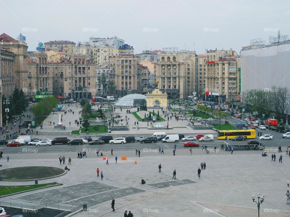 Kyiv city center, Ukraine