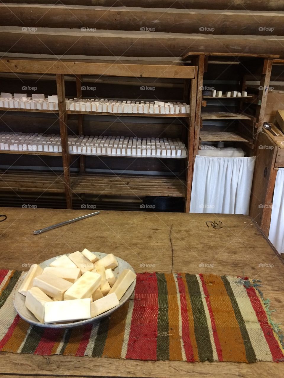 Frontier soap-making