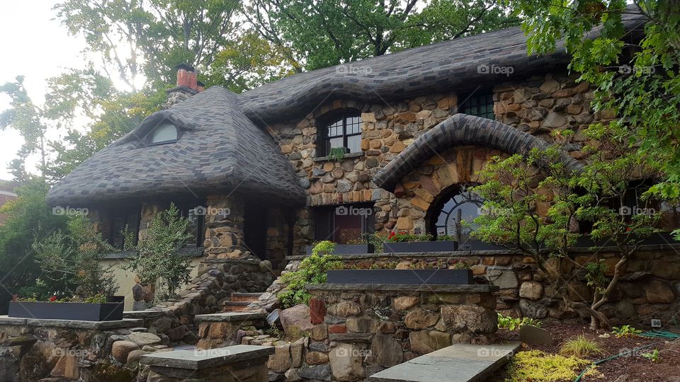 part of hobbit looking mansion