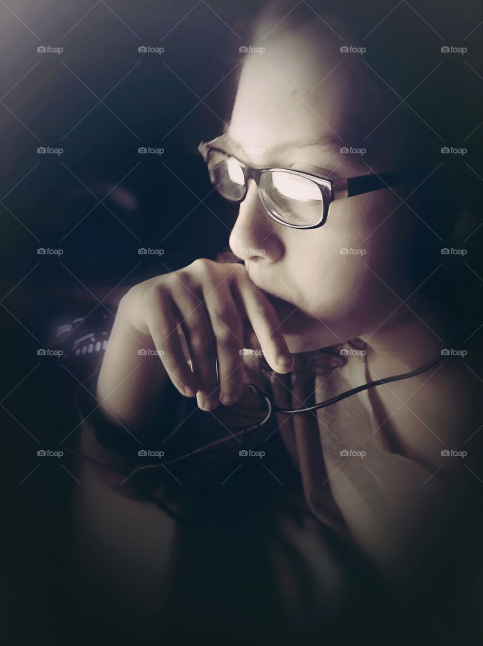 my daughter mid thought.