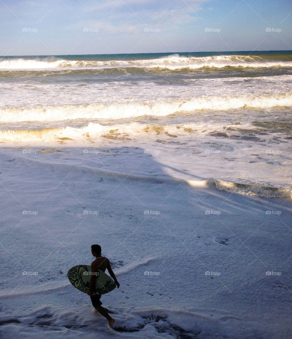 Post-hurricane surfing