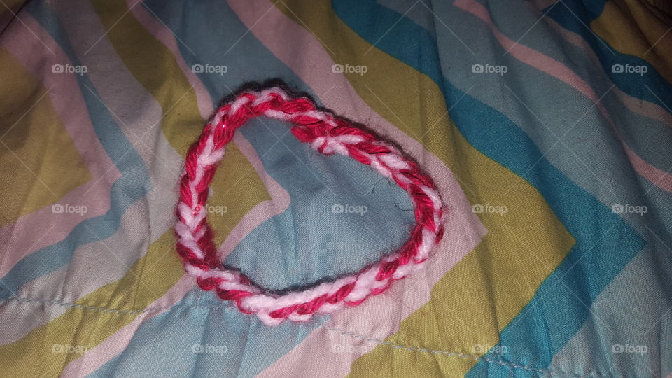 Handmade crochet bracelet