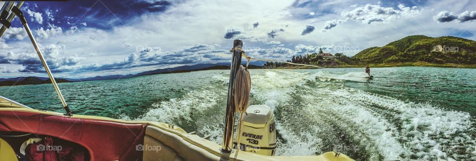 Water-skiing 