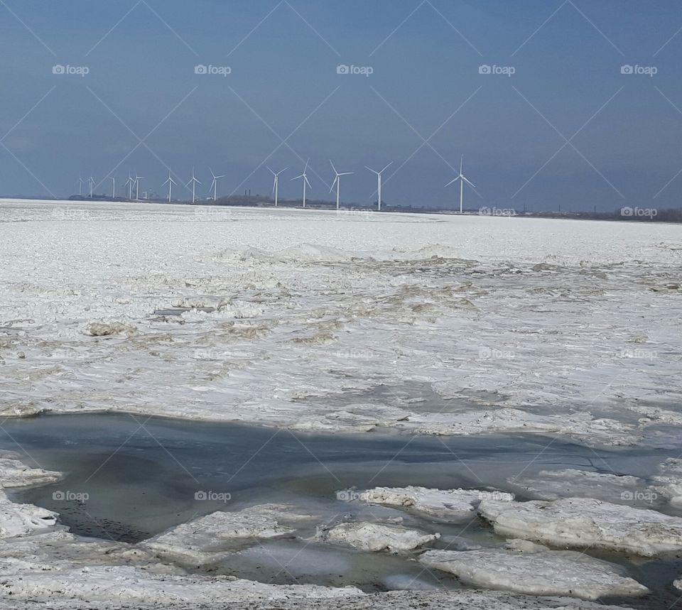 frozen lake