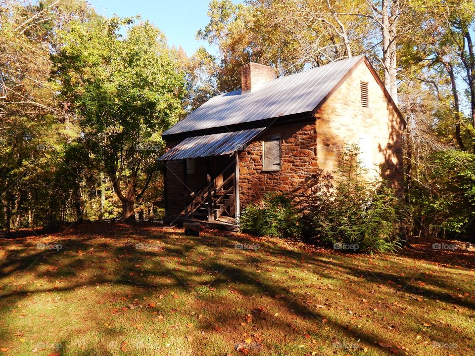 old colonial outpost at Oconee station historical site in South Carolina