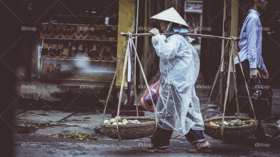 Vietnamese sales woman