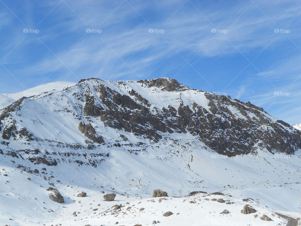 View of rocky mountain