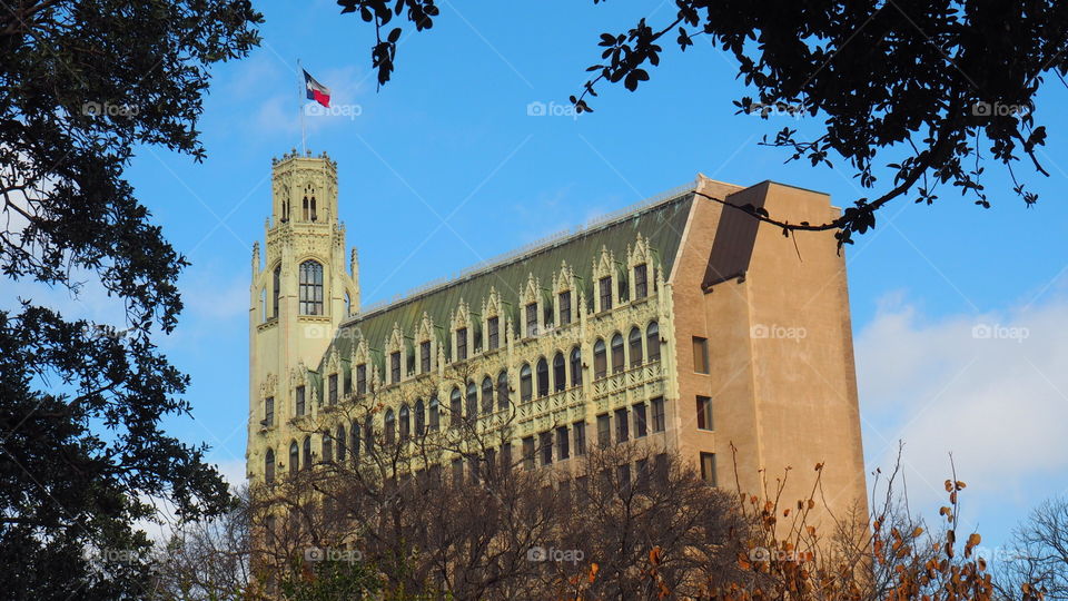 Vintage downtown building 