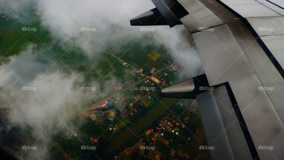 A view from an airplane