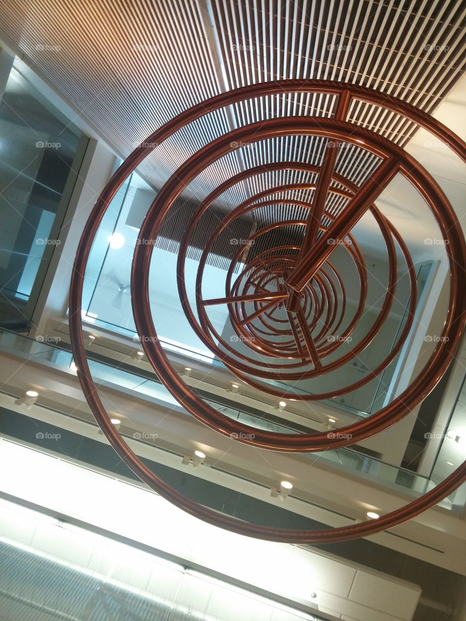 3-story metal installation at Oregon State University