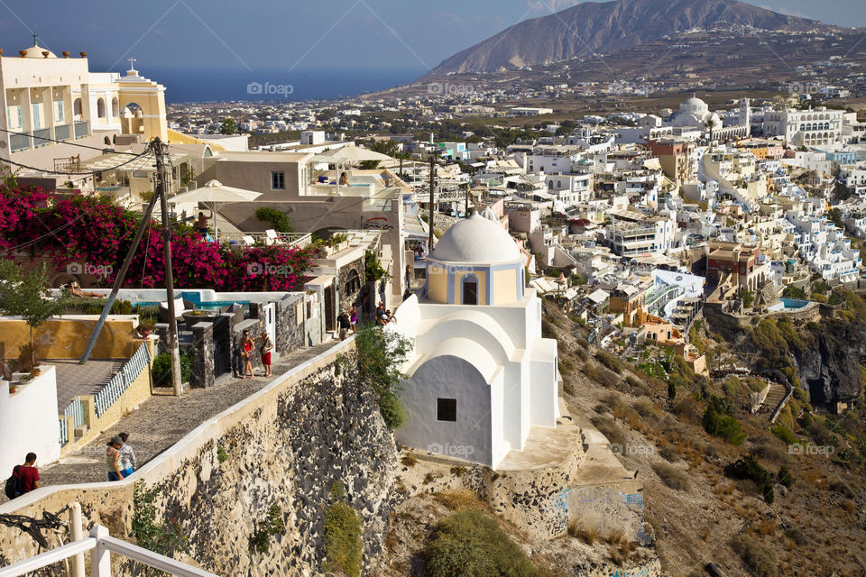 Thira on Santorini. 