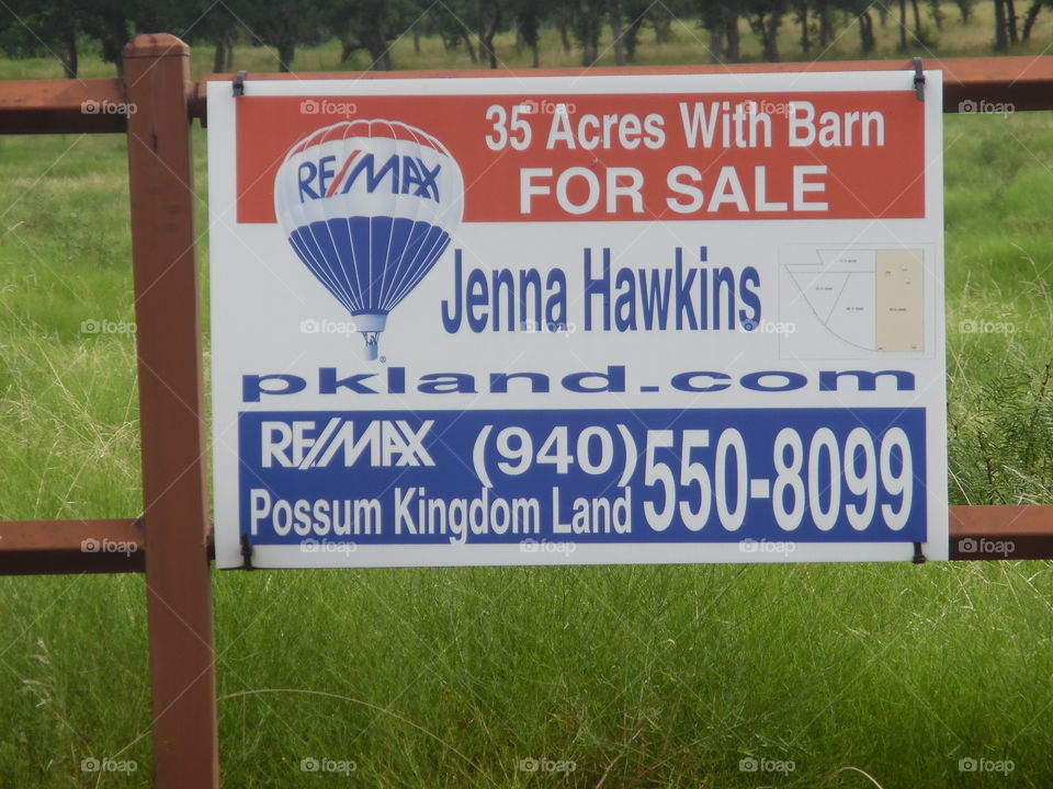 Jenna Hawkins. This is a picture of some land for sale near possum Kingdom Lake