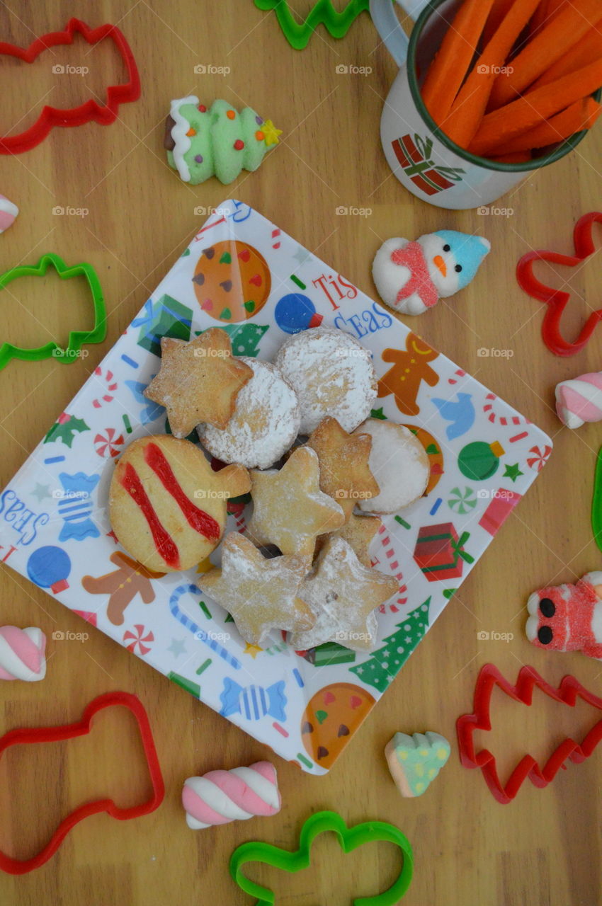 Preparing snacks for Santa