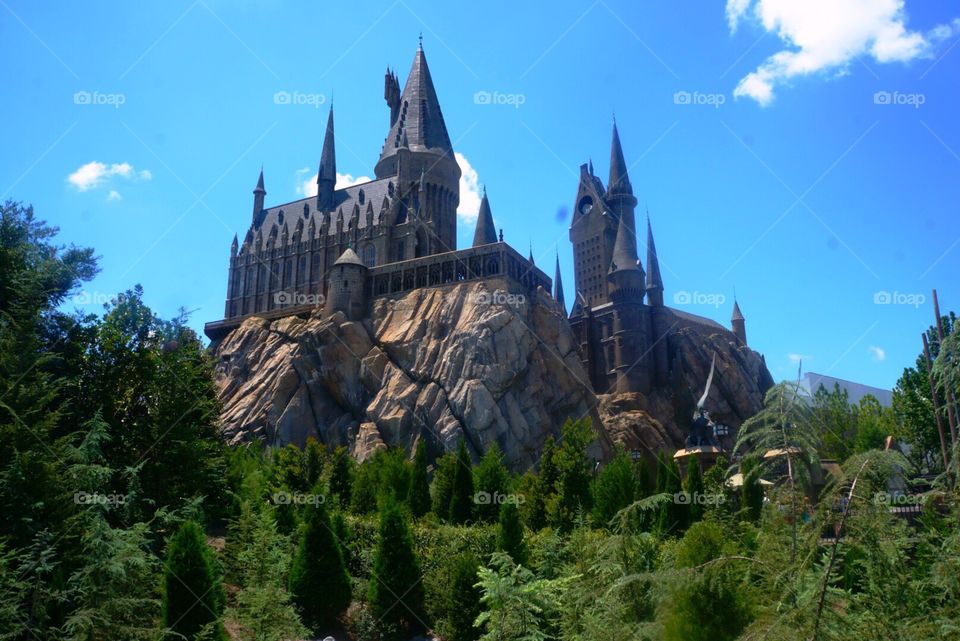 Hogwarts castle in Orlando. 