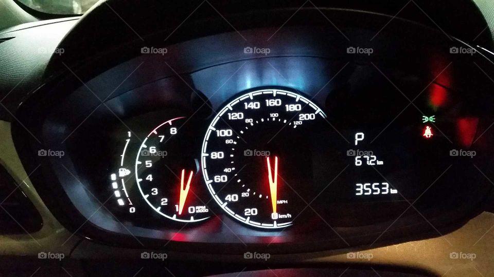 Dashboard Speedometer Odometer