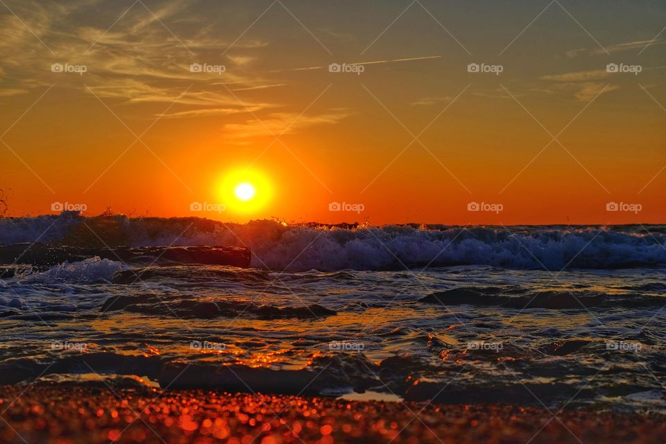 sunrise over the Black Sea