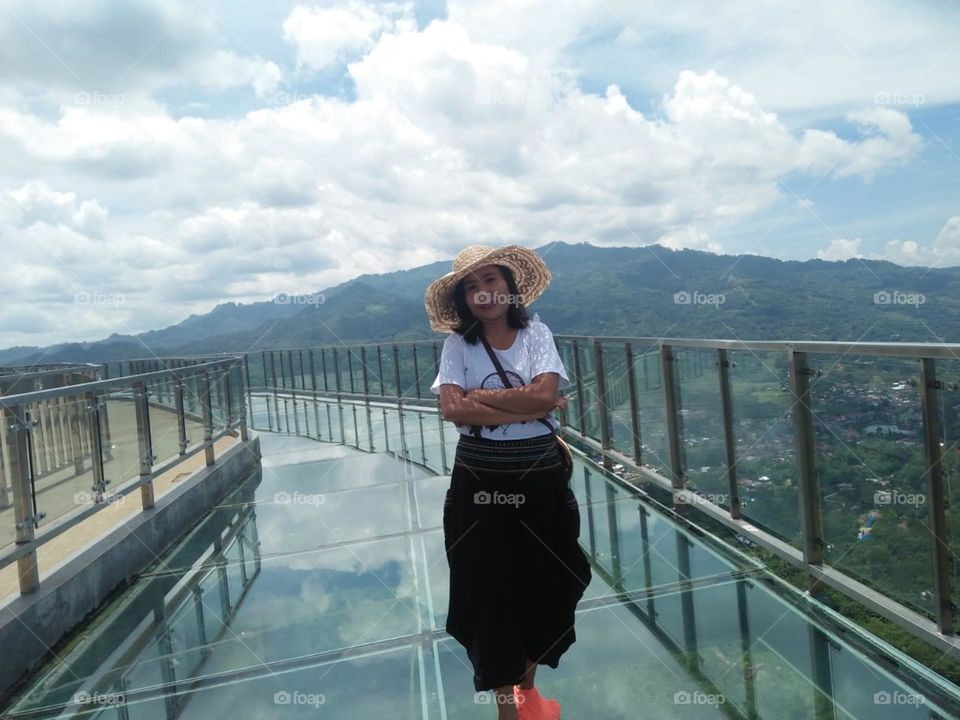 view of toraja city from burake hill