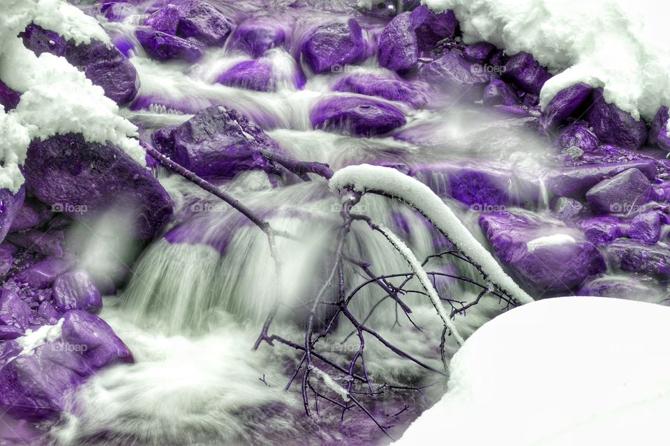 Purple river