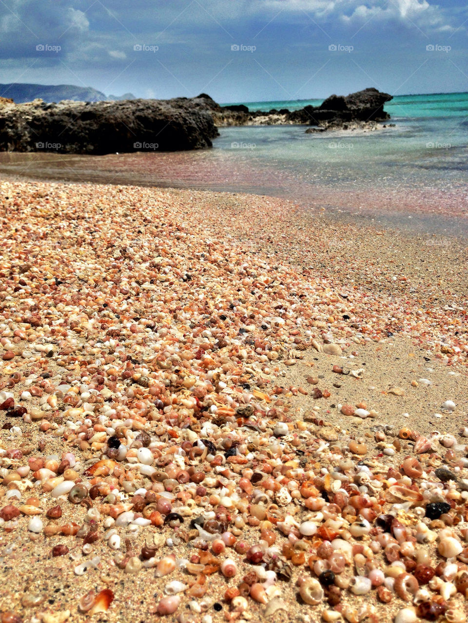 Stones on beach