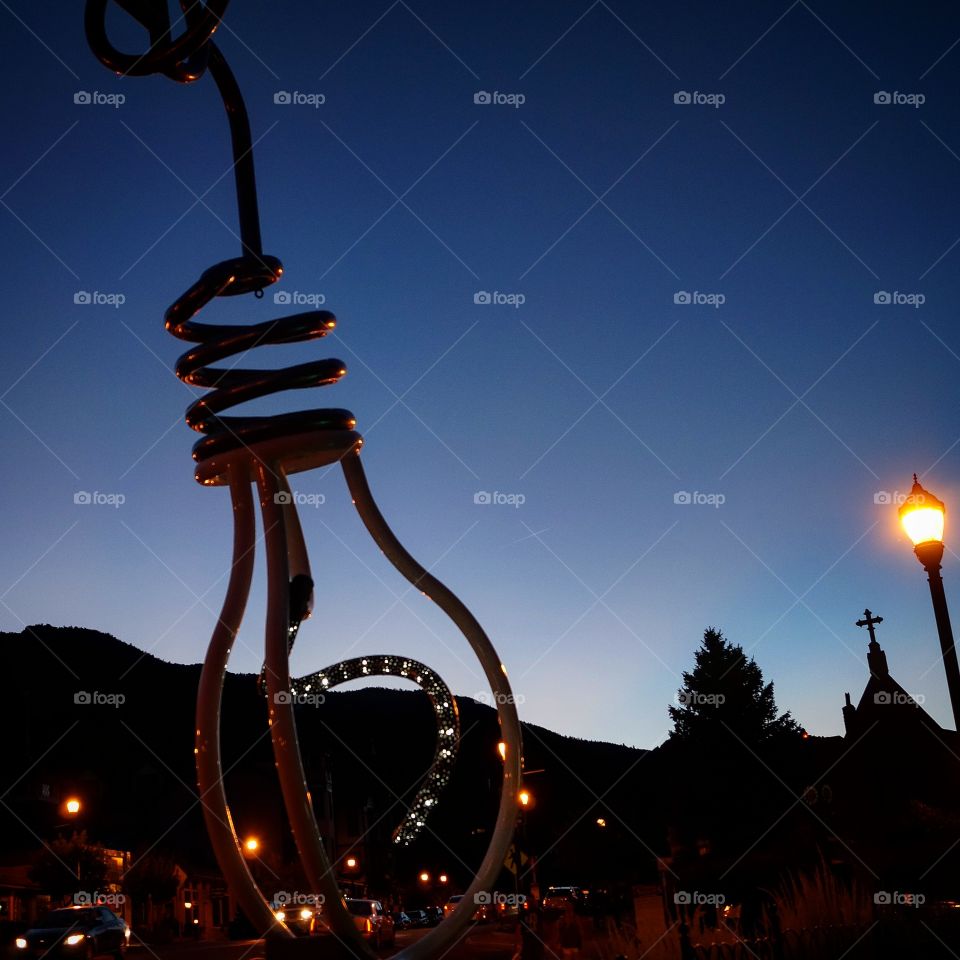 Manitou Springs at Night