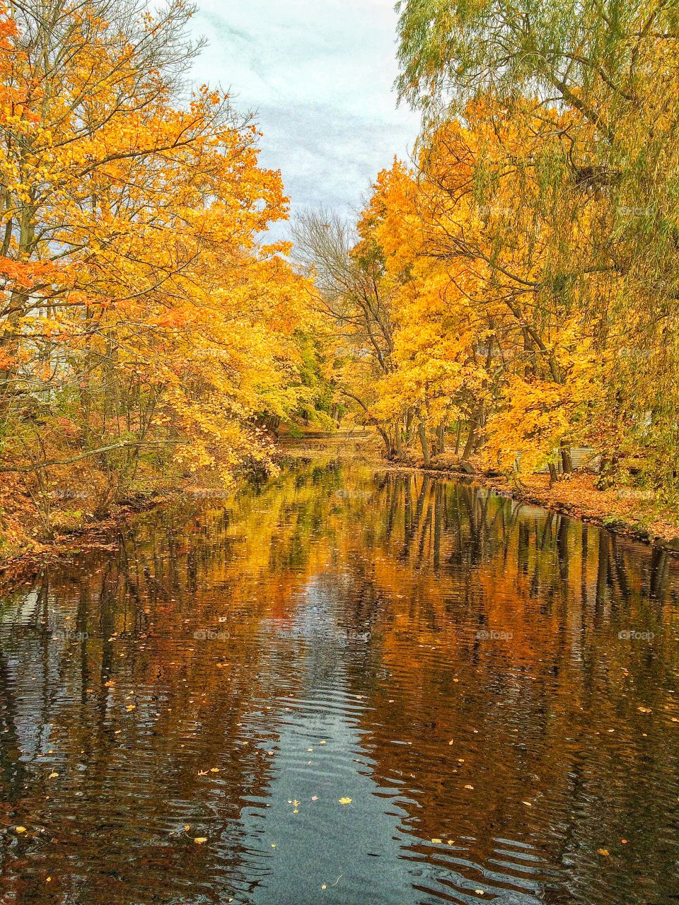 Milford, CT. Overcast Autumn 