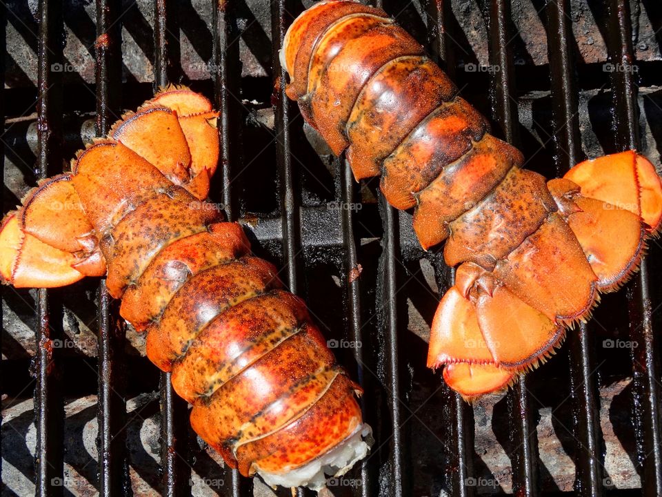 Lobster On The Barbecue
