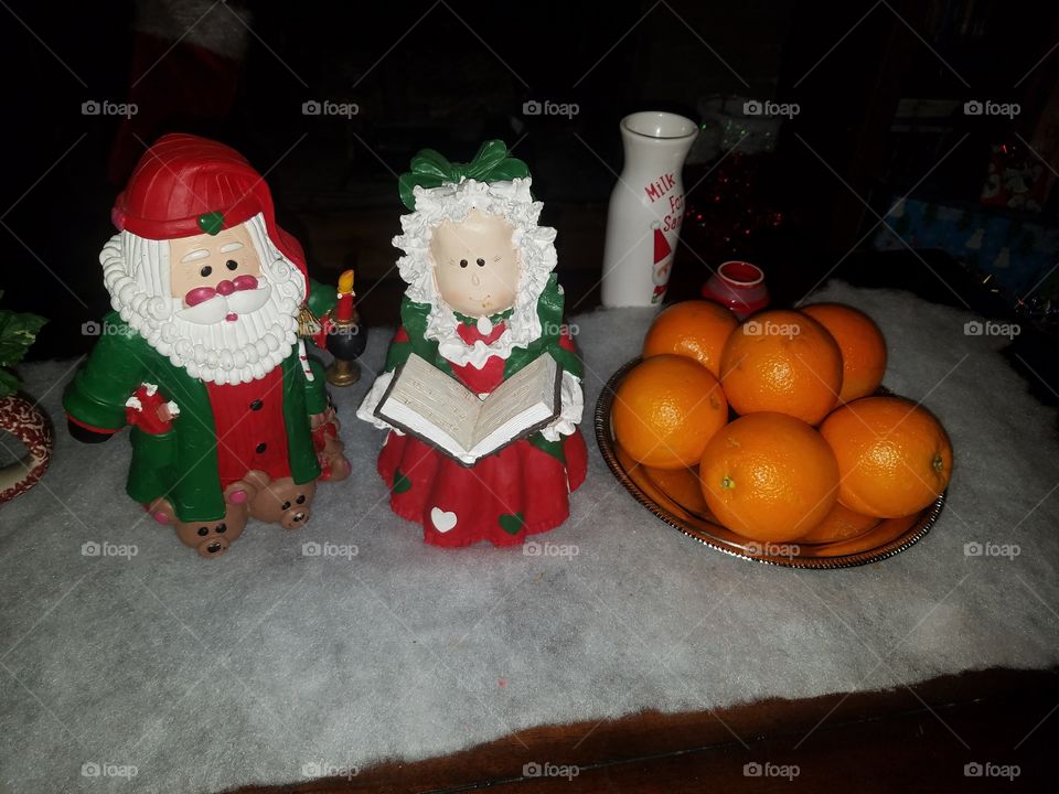 Christmas Photo of Santa and Mrs.Claus
